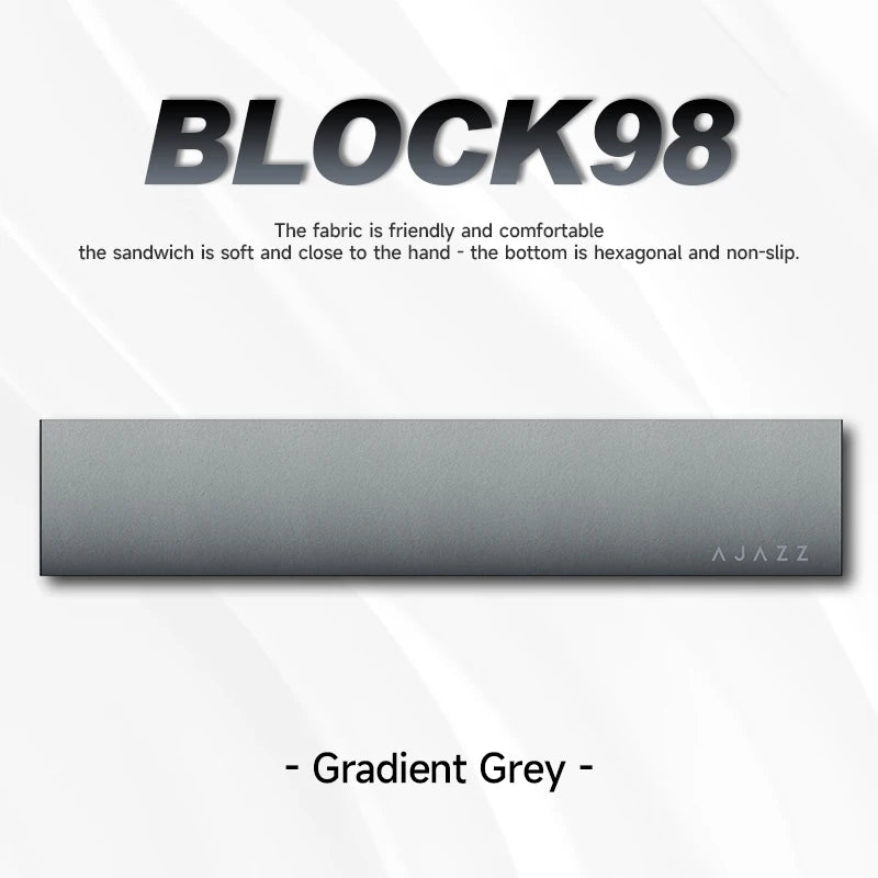 New Block98 98 Keys-Gradient Memory Foam Hand Rest-Mechanical Keyboard Computer-Office Typing-Wrist Pad-Soft Hand Rest