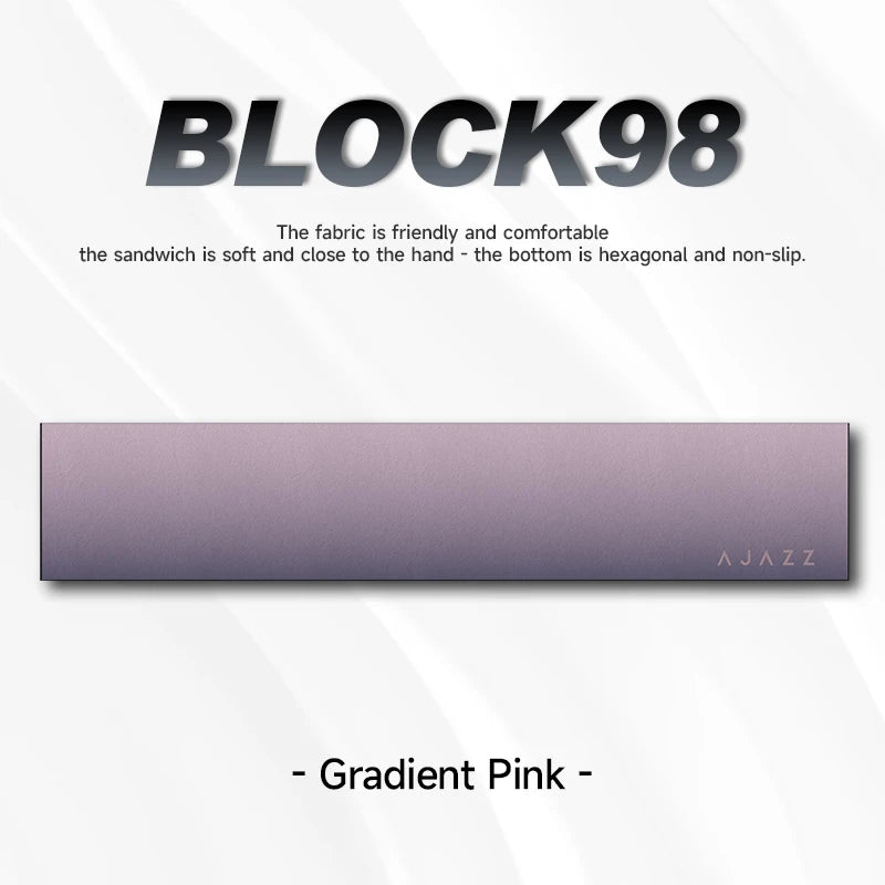 New Block98 98 Keys-Gradient Memory Foam Hand Rest-Mechanical Keyboard Computer-Office Typing-Wrist Pad-Soft Hand Rest