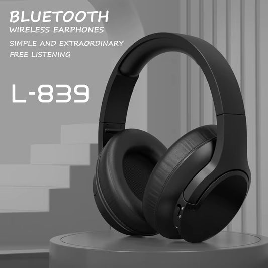 L839 Bluetooth 5.3 Earphones Headphones Foldable Gaming Headset Sport Headphone with Mic Music Earbuds