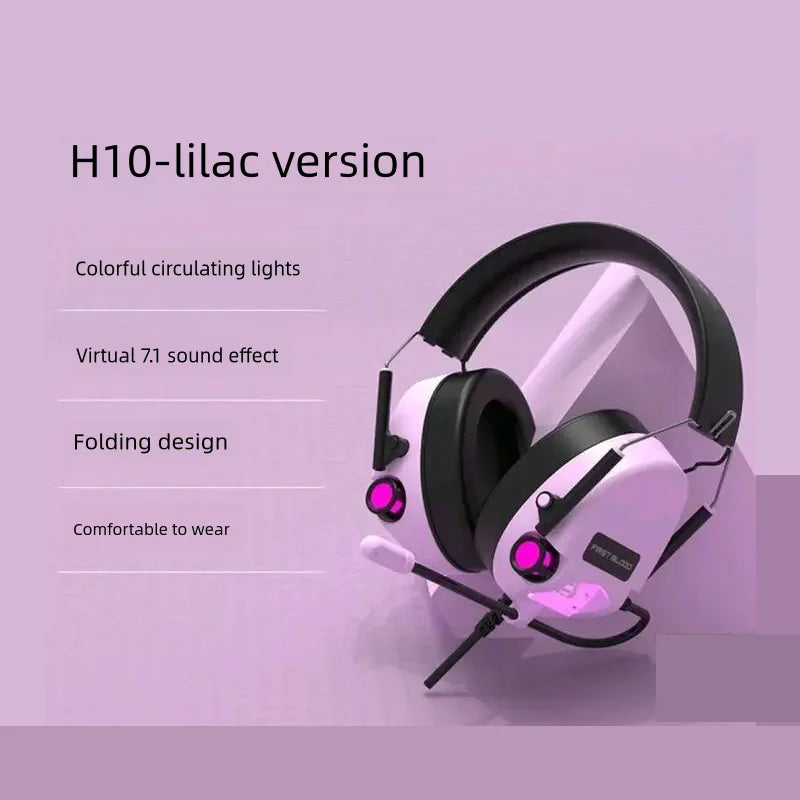AX120 White 7.1 Editionpractical High-Valuegaming Gamingheadset Highsound Quality