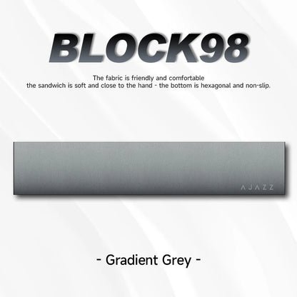 New  Block98 98 Keys-Gradient Memory Foam Hand Rest-Mechanical Keyboard Computer-Office Typing-Wrist Pad-Soft Hand Rest