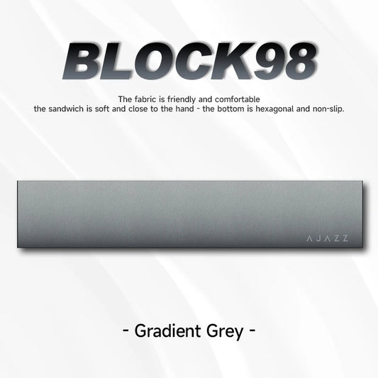 New  Block98 98 Keys-Gradient Memory Foam Hand Rest-Mechanical Keyboard Computer-Office Typing-Wrist Pad-Soft Hand Rest