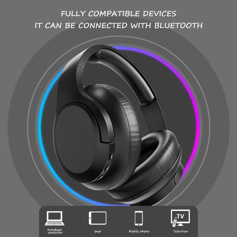 L839 Bluetooth 5.3 Earphones Headphones Foldable Gaming Headset Sport Headphone with Mic Music Earbuds